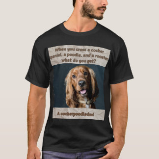 T-shirt Funny Chien Imprimer Qu'avez-vous ?
