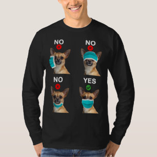 T-shirt Funny Chihuahua Chien Quarantiné Chien Comment Por