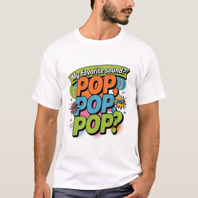 T-shirt Funny Chiropractor Pop Sound Cadeau (Devant)