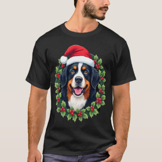 T-shirt Funny Christmas Bernese Mountain Dog Tank Top
