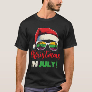 T-shirt Funny Christmas en Julia Summer Santa Sunglas
