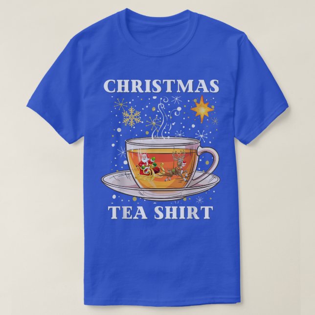 T-shirt Funny Christmas Joke Costume For Tea Drinkers Coff (Design devant)