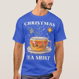 T-shirt Funny Christmas Joke Costume For Tea Drinkers Coff