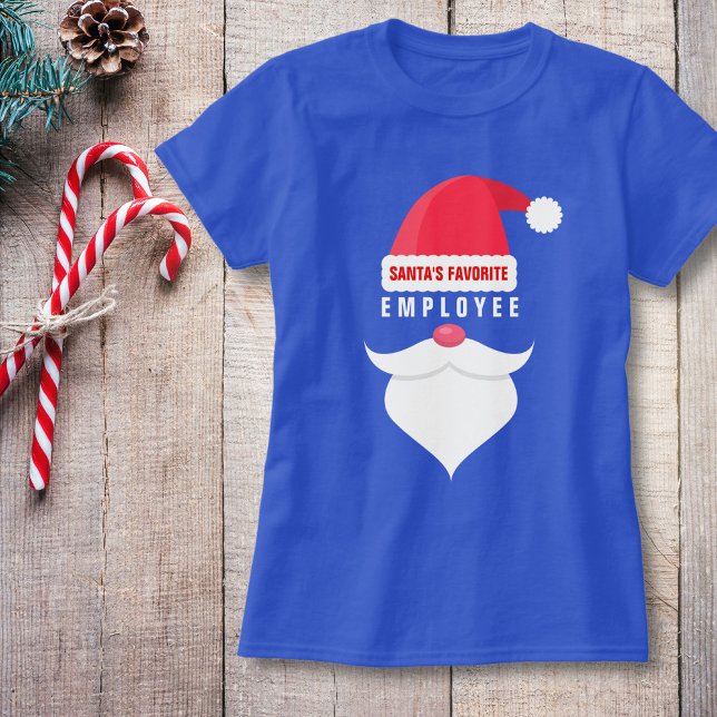 T-shirt Funny Christmas Père Noël Favori Employé Personnal (Créateur téléchargé)