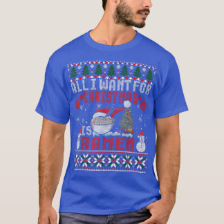 T-shirt Funny Christmas Ramen Ugly Xmas Sweater 