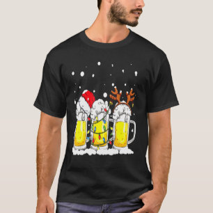 T-SHIRT FUNNY CHRISTMAS SHIRT. LA CHASSE DE BIÈRE, PAS COM