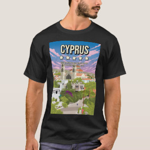 T-shirt Funny Chypre 5 étoiles Avis de voyage Poster