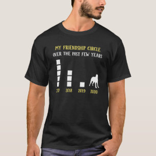 T-shirt Funny Circle Amitié Mastiff Vêtement pour chiot