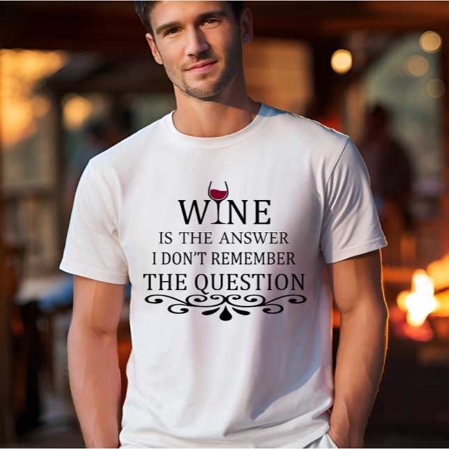 T-shirt Funny cite le célèbre slogan de buveur de vin (Créateur téléchargé)