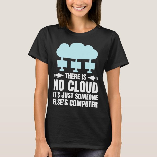 T-shirt Funny Cloud Computing Design for Programmer Develo (Devant)