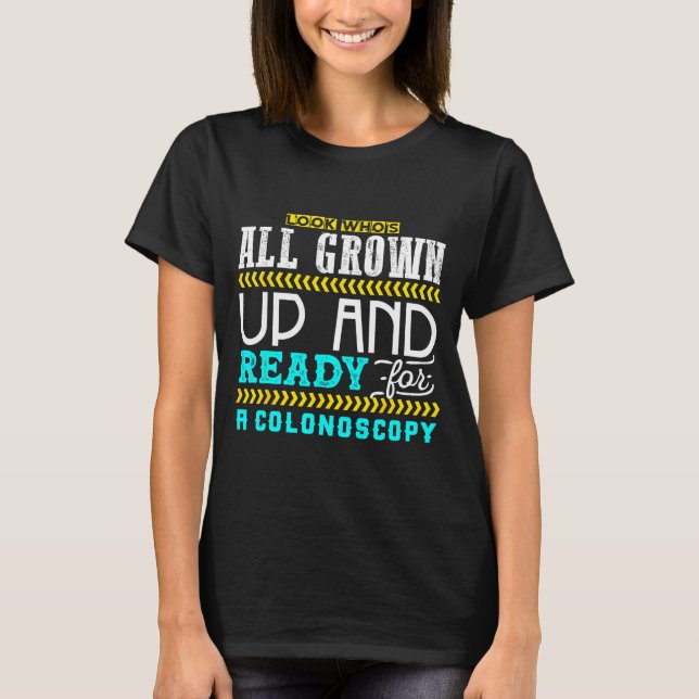T-shirt Funny Colonoscopy Joke Medical Humor Checkup  (Devant)