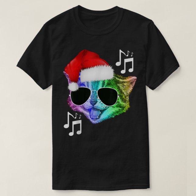 T-shirt Funny Colorful Rainbow (Design devant)