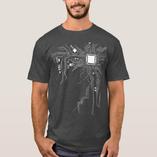 T-shirt Funny Computer Geek Nerd Cool cadeau Ordinateur Co