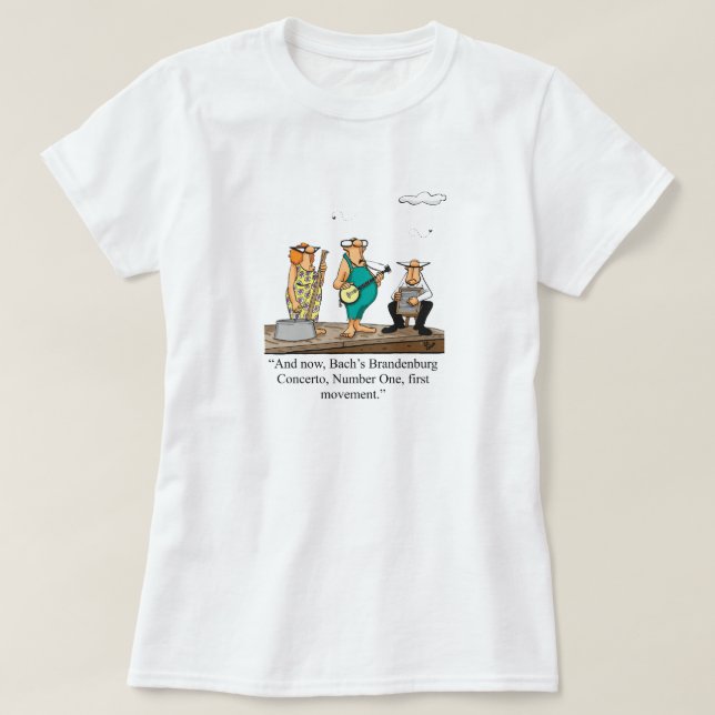 T-shirt Funny Concert Musiciens Tee - shirt (Design devant)