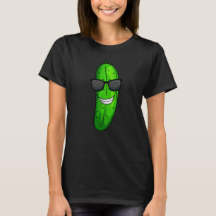 T-shirt Funny Concombre Sunglass Vegetable