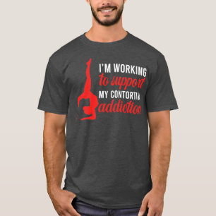 T-shirt Funny Contortionniste Circus Gymnast Exercice Trai