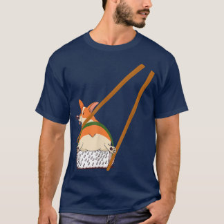 T-shirt Funny Corgi And Sushi Lover 