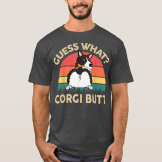 T-shirt Funny Corgi devine quel Tricolor Corgi Butt Cadeau