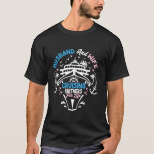 T-shirt Funny Couples Cruise 2024 Mari De Vacances Et Wif
