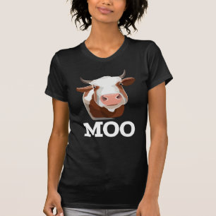 T-shirt Funny Cow Moo Humour animal de ferme