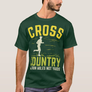 T-shirt Funny Cross-Country Runner Marathon Cadeau