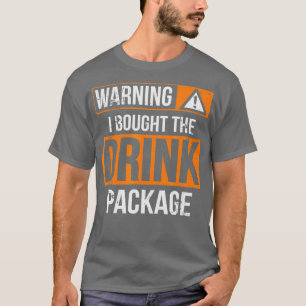 T-shirt Funny Cruise Ship Caribbean Vacances Boisson Packa