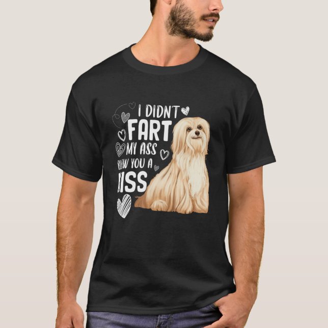 T-shirt Funny Cute Havanese Dog Don't Fart Puppy Lover (Devant)