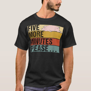 T-shirt Funny Cute Pig Kawaii Lazy Animal Joke Humour 1400