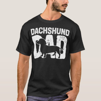 T-shirt Funny Dachshund Dad Dog Lover Dachshund Father Dog