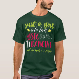 T-shirt Funny Dancing Girl Cool Dancer International Danc
