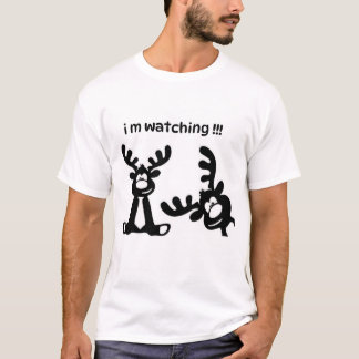 T-SHIRT FUNNY DEER I M WATCHING