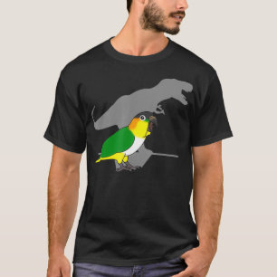 T-shirt Funny Dinosaur Parrot Birb mèmes tête noire