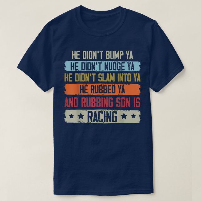 T-shirt Funny Dirt Track Racer Sprint Voiture Speedway Rac (Design devant)