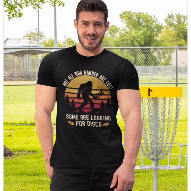 T-shirt Funny Disc Golf Sasquatch (Créateur téléchargé)