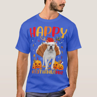 T-shirt Funny Dog Lover Happy American Bulldog HelloThanks