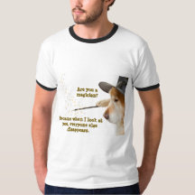T-shirt Funny Dog Print Êtes-vous un magicien?
