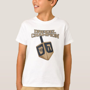 T-shirt Funny Dreidel Champion Hanoukka Family Fun