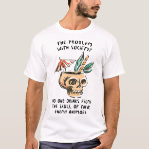 T-shirt Funny Drink From the Skull of your Enemy Graphic A