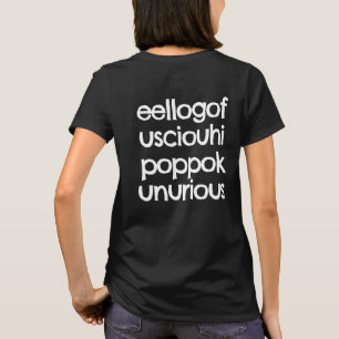 T-shirt Funny eellogofusciouhipoppokunurious Mot bizarre