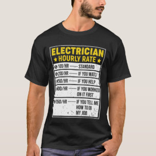 T-shirt Funny Electrician 