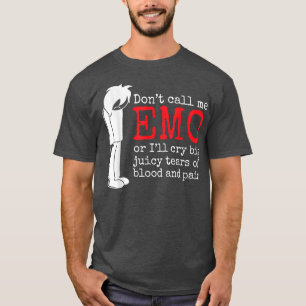 T-shirt Funny Emo pour Boys Emo Alt Clothing Emoco
