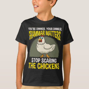 T-shirt Funny Enseignant de la Grammar Humour d'élevage du