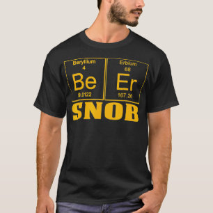T-shirt Funny Enseignants Assistant Bière Snob Gold