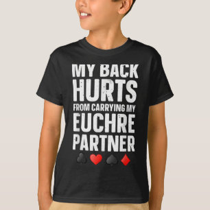 T-shirt Funny Euchre Art Pour Hommes Femmes Euchre Partena