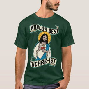 T-shirt Funny Euchre Worlds Best Euchreist Jesus Pun
