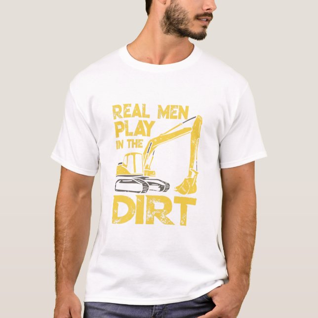 T-shirt Funny Excavateur (Devant)