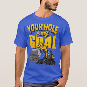 T-shirt Funny Excavateur Machines Lourdes Opérateur 1