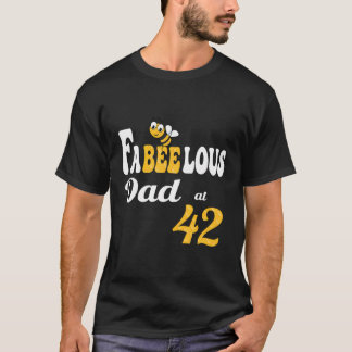 T-shirt Funny Fabeelous Papa Bee Honeycomb Daddy 4
