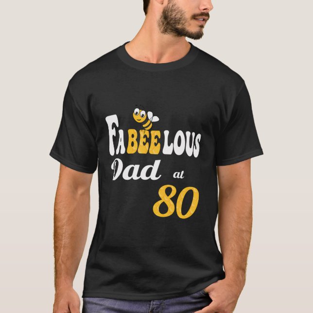 T-shirt Funny Fabeelous Papa Bee Honeycomb Papa 8 (Devant)