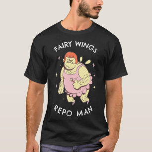 T-SHIRT FUNNY FAIRY WINGS